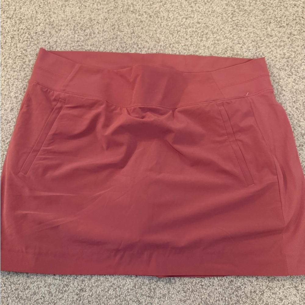 Athleta Women's Mini Skirt in Deep Red